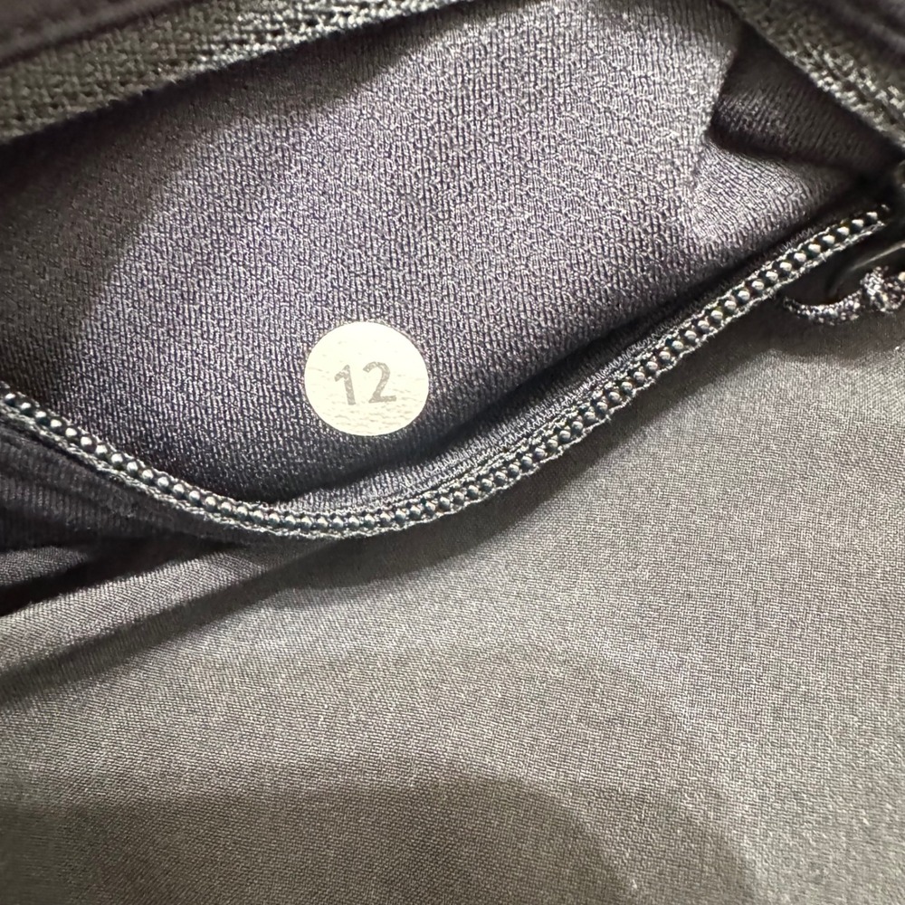Lululemon Pace Rival Mid-Rise Skirt Women 12 Black Tennis Skort - Picture 12 of 12